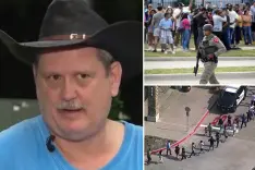 Horror as first responder to the Texas mall shootings speaks about picking a girl with no face.